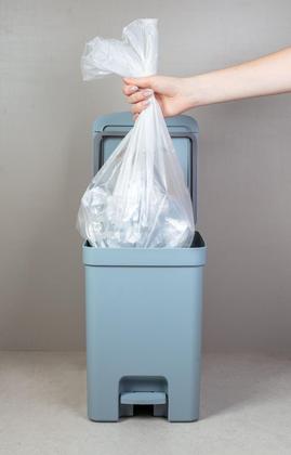 Imagem de Lixeira Com Pedal 6 Litros Cozinha Banheiro Dual Trium Ou