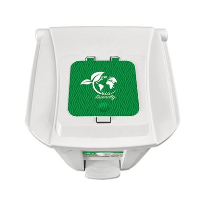 Imagem de Lixeira com Pedal 60L Branca com Tampa Click Arqplast