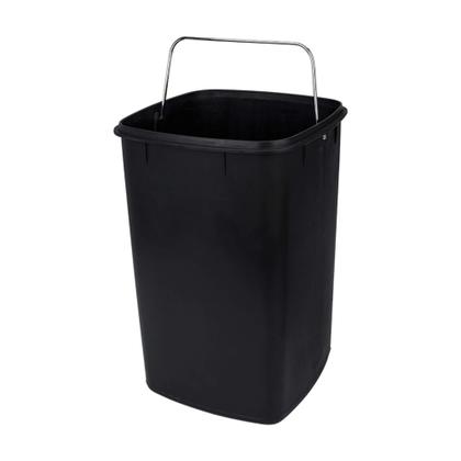 Imagem de Lixeira com Pedal e Balde Frame 6 Litros Aço Inox Escovado 29x2 Brinox - 3064/101