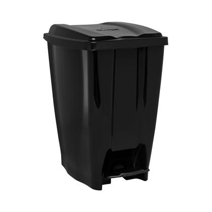 Imagem de Lixeira Com Pedal e Tampa Eco Nature 20L Preta 36x34x41Cm