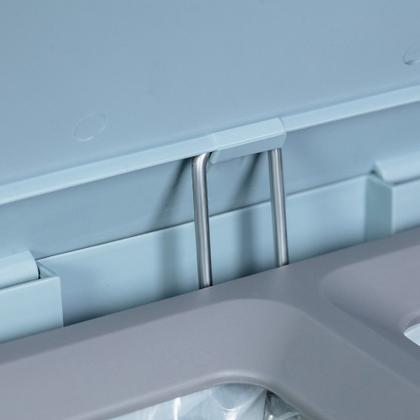 Imagem de Lixeira com Pedal Trium 30 L com Duplo Compartimento Branco Ou