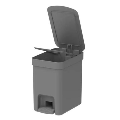 Imagem de Lixeira Com Pedal Trium 6 Litros Cozinha Banheiro Preto