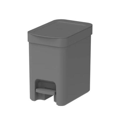 Imagem de Lixeira Com Pedal Trium 6 Litros Cozinha Banheiro Preto