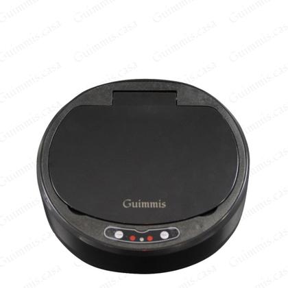 Imagem de Lixeira com Sensor Automática Preta Aço Inox 6 Litros - USB