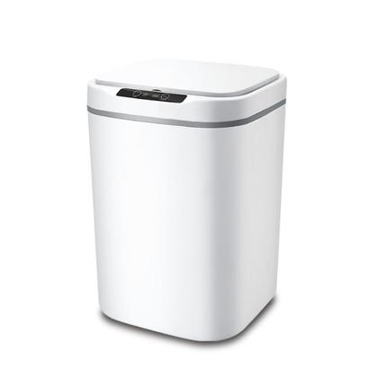 Imagem de Lixeira com Sensor Automático Recarregavel Inteligente Abre Fácil em Toque Cesto Lixo 18 litros Casa Banheiro Cozinha