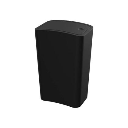 Imagem de Lixeira com Tampa Click 8 Litros Preto Astra