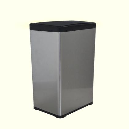 Imagem de Lixeira Cozinha Automática Sensor Aço Inox 50 Litros Premium