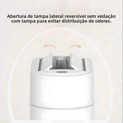 Imagem de Lixeira De Cozinha Inteligente De Parede 9L Com Sensor, Enchimento Automático Bidirecional E Tampa -