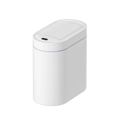 Imagem de Lixeira De Cozinha Inteligente De Parede 9L Com Sensor, Enchimento Automático Bidirecional E Tampa -