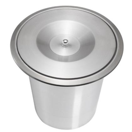 Imagem de Lixeira de Embutir Inox para pia gourmet - 5 Litros