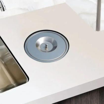 Imagem de Lixeira De Embutir Inox Polido 3 Litros Pias Churrasqueiras