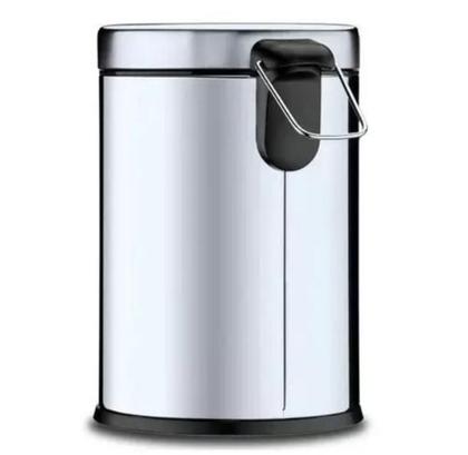 Imagem de Lixeira De Inox Com Pedal e Balde 12L BRINOX