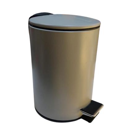 Imagem de Lixeira De Inox Com Pedal Redonda E Balde Interno Removível Colors 3L Na Caixa  7899755635048