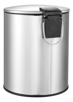 Imagem de Lixeira de Inox Escovado Slim 12 Litros Com Pedal Powermaid