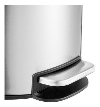 Imagem de Lixeira de Inox Escovado Slim 12 Litros Com Pedal Powermaid