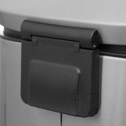 Imagem de Lixeira de Pedal 5L em Inox com Balde Interno Removível