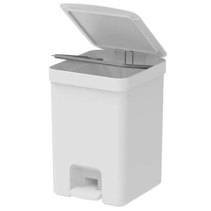 Imagem de Lixeira de Pedal OU Cesto de Lixo para Cozinha Escritório Linha Trium 12 Litros