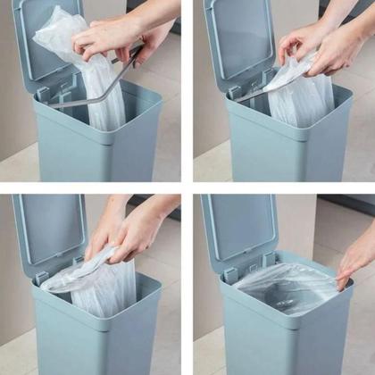 Imagem de Lixeira de Pedal Trium 12L Chumbo - Ou Martiplast