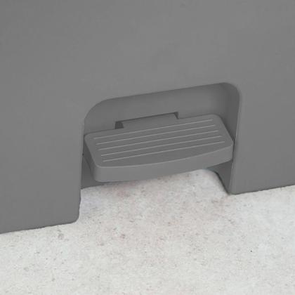 Imagem de Lixeira de Pedal Trium 12L Chumbo - Ou Martiplast