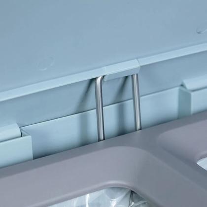 Imagem de Lixeira De Pedal Trium 20 Litros Com Duplo Compartimento Ou