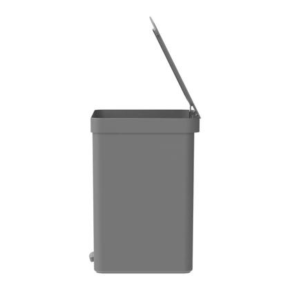 Imagem de Lixeira de Pedal Trium 20L Chumbo Fechado - Ou