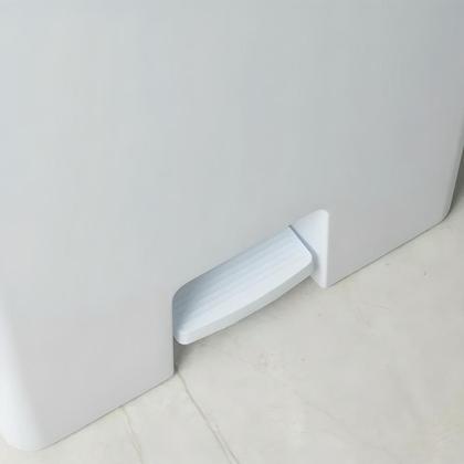Imagem de Lixeira de Pedal Trium 30L Duplo Compartimento Branco LX4350BCF - Ou
