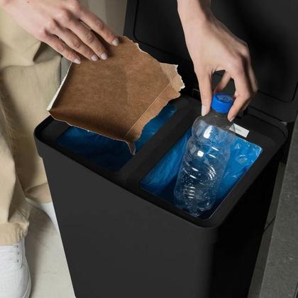 Imagem de Lixeira de Pedal Trium 30L Duplo Compartimento LX4350 - Ou