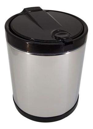 Imagem de Lixeira De Pia Inox C/ Tampa Click Recip. Plástico 2,5 L