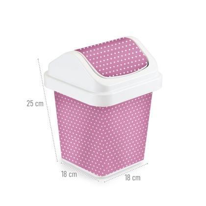 Imagem de Lixeira De Pia Poá Pequena Resistente Com Tampa Basculante - Monte Libano