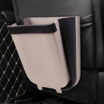 Imagem de Lixeira Dobrável Cozinha Retrátil Para Pendurar Press Pull