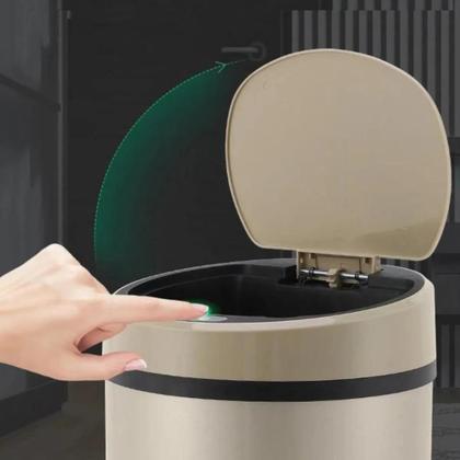Imagem de Lixeira Elétrica Pequena com Sensor 10L