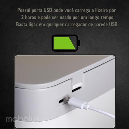 Imagem de Lixeira Eletronica Com Sensor De Toque 15 Lts, Recarregável