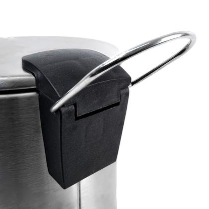 Imagem de Lixeira em aço inox com pedal 5 litros - mimo style