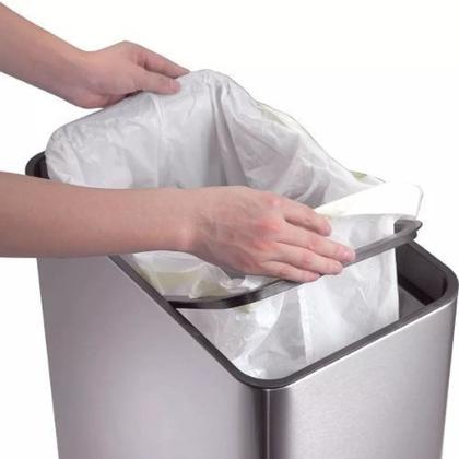 Imagem de Lixeira Inox Automática com Sensor 50 Litros  Tampa Inteligente