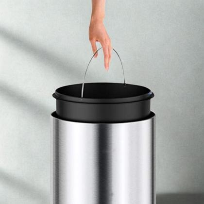 Imagem de Lixeira Inox Automática Grande Inox 40L. Sensor Inteligente
