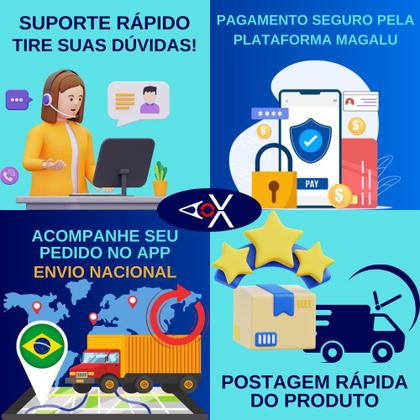 Imagem de Lixeira Inox Automática Redonda 50 Litros com Sensor de Proximidade Multiuso Grande