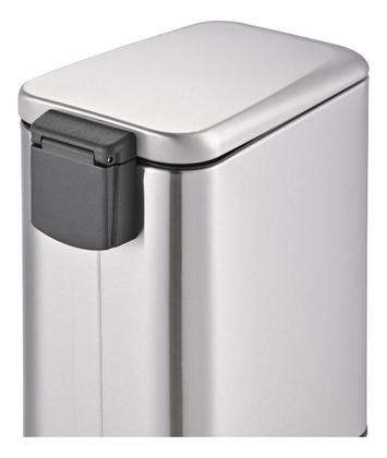 Lixeira Inox Línea 5l Com Pedal Para Banheiro Escritório - ORDEZ Imagem de Lixeira Inox Línea 5l Com Pedal Para Banheiro Escritório