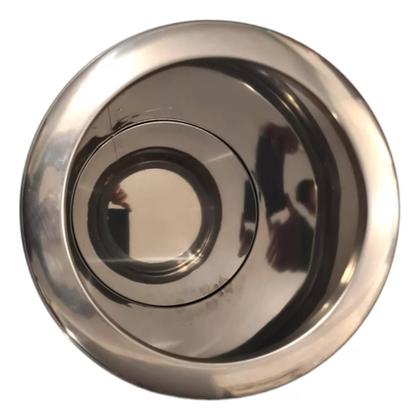 Imagem de Lixeira inox para escritório 40 litros tampa aro