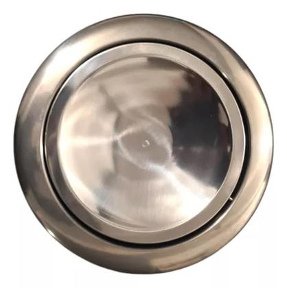 Imagem de Lixeira inox para escritórios 40 litros tampa flip top
