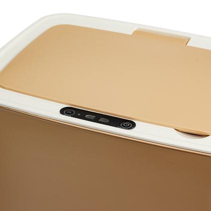 Imagem de Lixeira inteligente automatica c/ sensor de aproximacao - 14 litros pilha aa - rosa