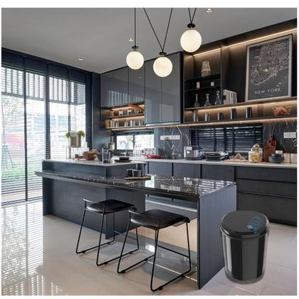 Imagem de Lixeira Inteligente Automática Modo Sensor Infravermelho 12l