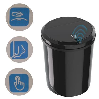 Imagem de Lixeira Inteligente Automática Modo Sensor Infravermelho 12l