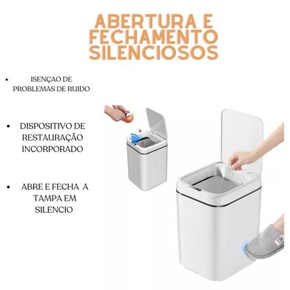 Imagem de Lixeira inteligente com sensor: mais autonomia na sua casa.