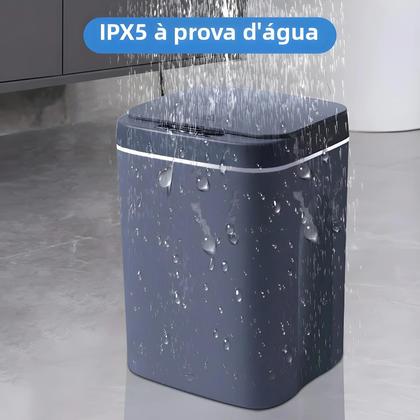 Imagem de Lixeira Inteligente De 16L Com Sensor Automático Para Cozinha E Banheiro, Lixeira Para Reciclagem