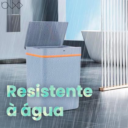 Imagem de Lixeira Inteligente Recarregável 12L com Sensor Automático  Plástico, Sortida