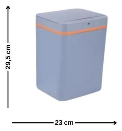 Imagem de Lixeira Inteligente Sensor Automático Usb Recarregável 12 Lt