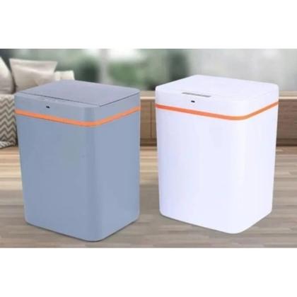 Imagem de Lixeira Inteligente Sensor Automático Usb Recarregável 12 Lt