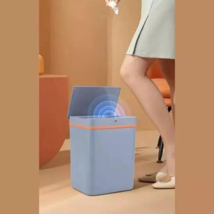 Imagem de Lixeira Inteligente Sensor Automático Usb Recarregável 12 Lt