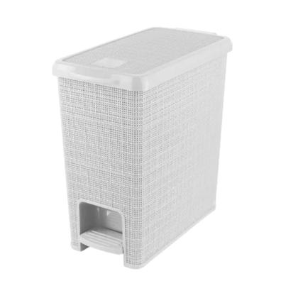 Imagem de Lixeira Juta Retangular 12 L Branco - Nitron