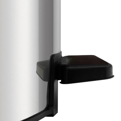 Imagem de Lixeira Loop Aço Inox Polido Balde Interno e Pedal 5 Litros - Tramontina 94547/005